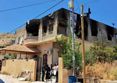 Damage caused to the Mer’eb family home. Photo by Abdulkarim Sadi, B’Tselem, 22 May 2022