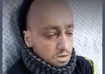 Khaled al-Bahtini undergoing dialysis. Photo courtesy of the family