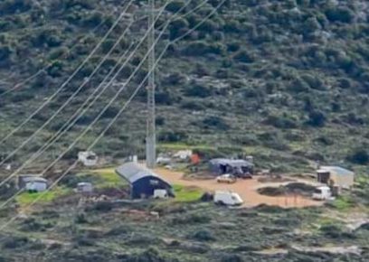 The "Oppenheimer Farm" outpost. Photo courtesy of Engaged Dharma