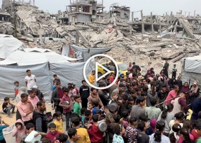 Still from video filmed by Youssef Zanoun