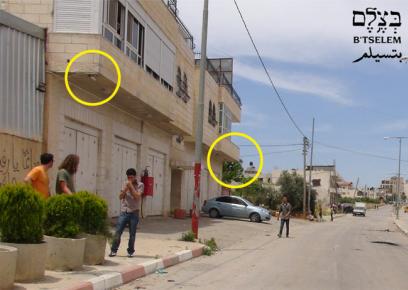 Two of the surveillance cameras, photographed a day after the incident.