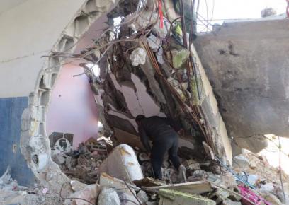 אזור א-זנה מזרחית לח'אן-יונס, 4.12.14