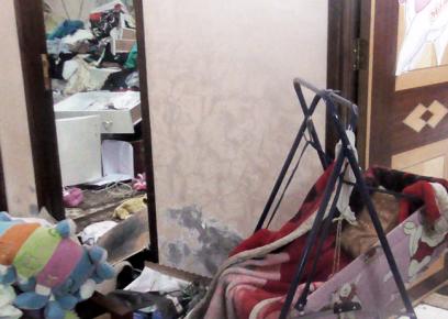 בית משפחת אל-ג'עברי בחברון לאחר החיפוש. צילום: איאת אל-ג'עברי, 20.1.17