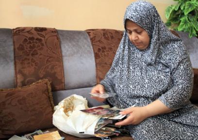 נג'אח אל-קטנאני בביתם בעיר עזה. צילום: אולפת אל-כורד, בצלם, 2.8.17