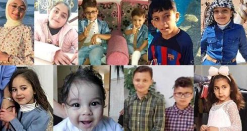 بعض القاصرين قتلوا في قصف المبنى