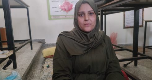 نبيلة مقداد. تصوير: ألفت الكرد، بتسيلم، 26.2.24. 