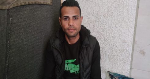 Sharif al-Kafarneh. Photo: Olfat al-Kurd, B’Tselem, 6 March 2024.