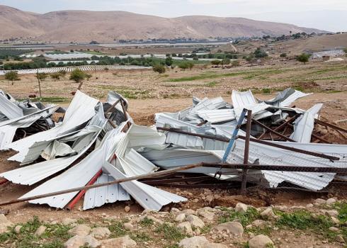 הריסות הדיר. צילום: עארף דראר'מה, בצלם, 28.11.18