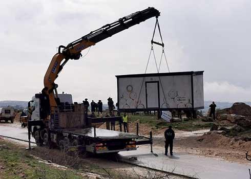 مصادرة الصف. تصوير: نصر نواجعة، بتسيلم، 19.2.20