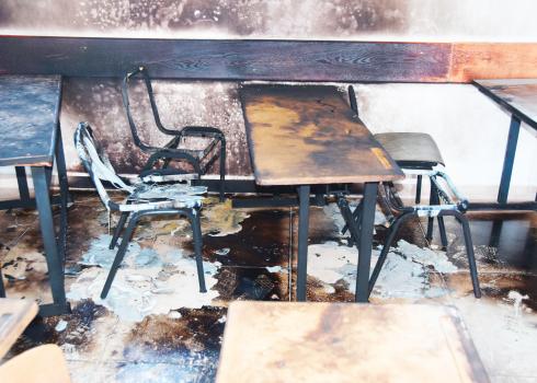 عينابوس 28.1.2020 – مستوطنون يحرقون غرفة دراسيّة في مدرسة ابتدائيّة.