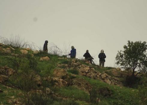Burqah, Nablus District, 24 March 2020: Settlers throw stones at resident and his home and destroy fence