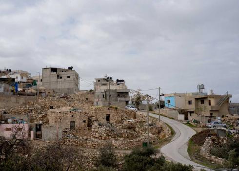 Homes in the village of a-Tuwani. Photos: Omri Eran-Vardi, 15 Jan. 2021