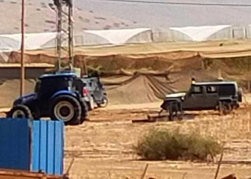 הטרקטור שהוחרם. התמונה באדיבות החקלאים.