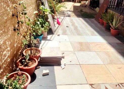 The damage in Sawsan and Ayman Abu Y’aqub’s home. Photo by Salma a-Deb’i, 18 April 2023 