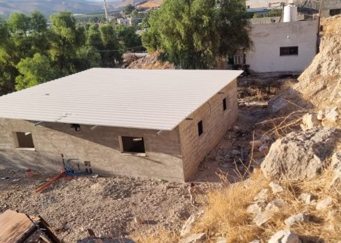 المنزل قبل هدمه. تصوير: عارف دراغمة، بتسيلم.