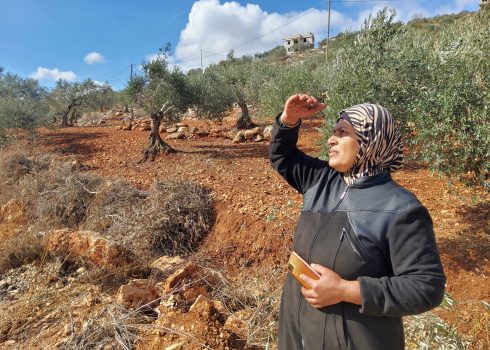 Wahibah ‘Abd al-’Aziz Hanani. Photo: Salma a-Deb’i, B’Tselem