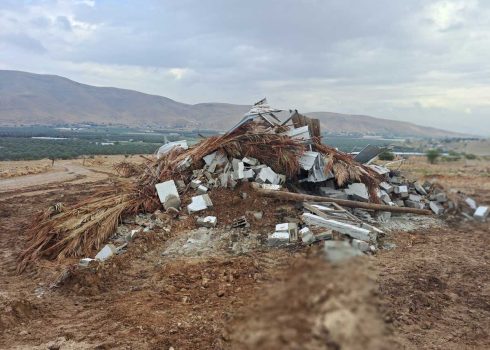 The ruins of the home. Photo: 'Aref Daraghmeh, B'Tselem
