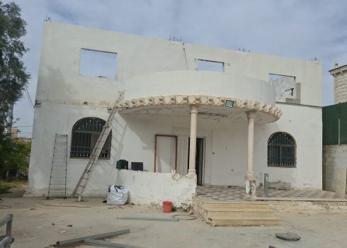 בית הנופש לפני שנהרס. צילום: עארף דראר'מה, בצלם 