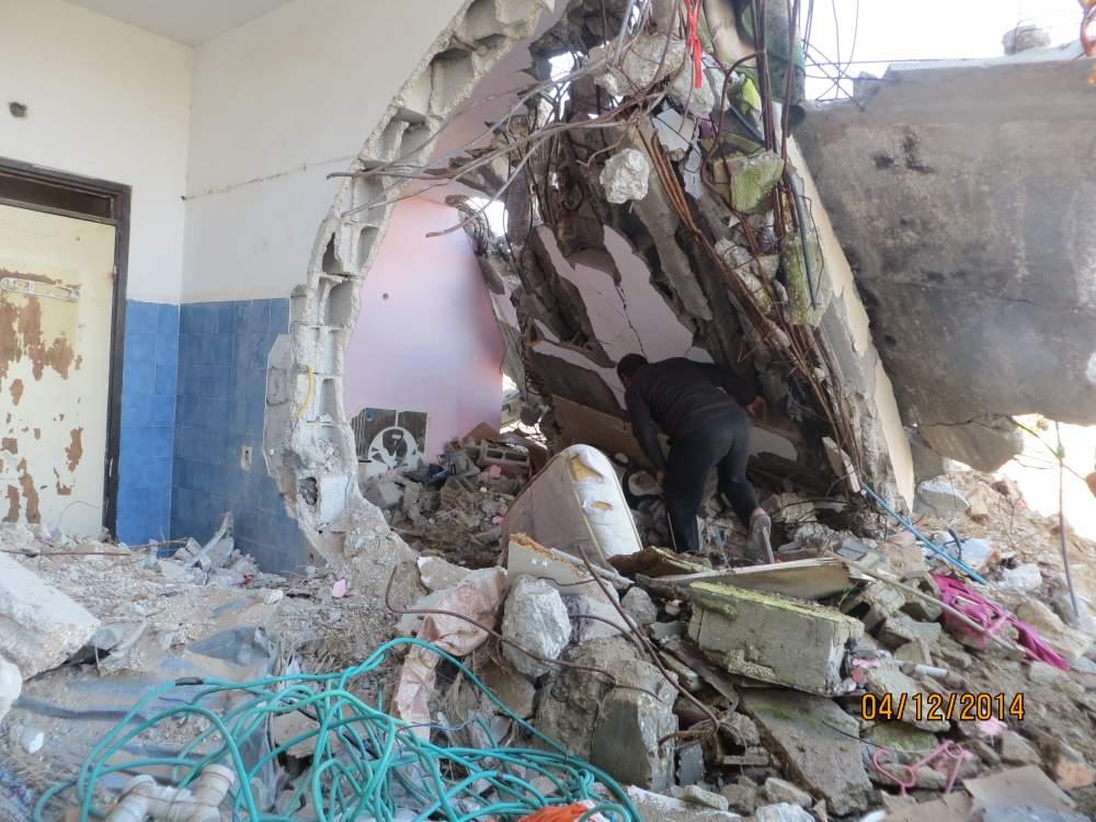 A-Zanah region, east of Khan Yunis, 4 December 2014