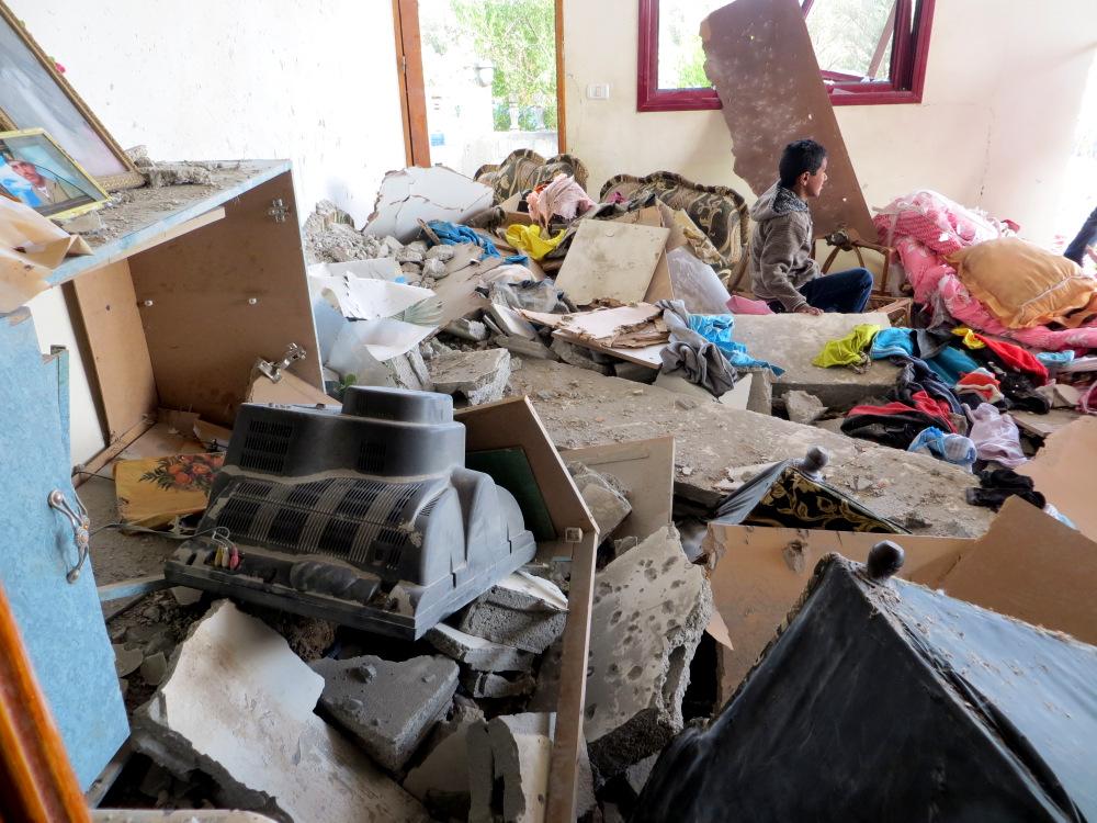 The Abu Sbeikhah family home today. Photo: Muhammad Sabah, B'Tselem.