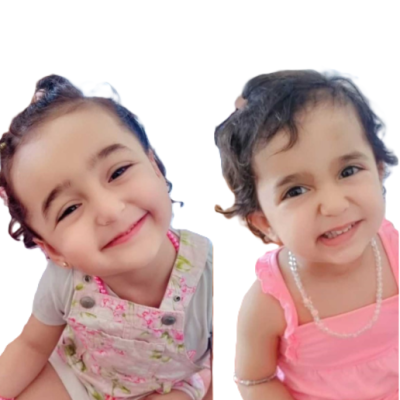 Right: Hanan and Misk a-Daqi. Photo courtesy of the family