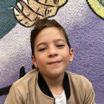 ‘Omar Lubad in the DIP camp in Khan Yunis. Photo: Olfat al-Kurd, B’Tselem, 24 Dec. 2023 