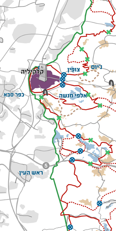 קלקיליה - כלכלה בחנק