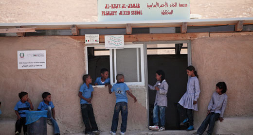 School in a Bedouin community that is scheduled for demolition, Khan al-Ahmar, near which the Ma’ale Adumim settlement was built. Photo: Anne Paq, activestills.org, 4 September 2011 School in a Bedouin community that is scheduled for demolition, Khan al-Ahmar, near which the Ma’ale Adumim settlement was built. Photo: Anne Paq, activestills.org, 4 September 2011