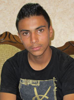 Raed Ishteiwi, 14. Photo: 'Abd al-Karim Sa’adi, B'Tselem, 3 June 2013