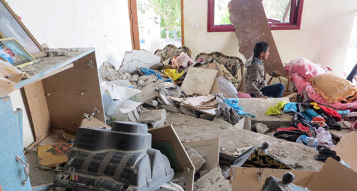 The Abu Sbeikhah family home today. Photo: Muhammad Sabah, B'Tselem.