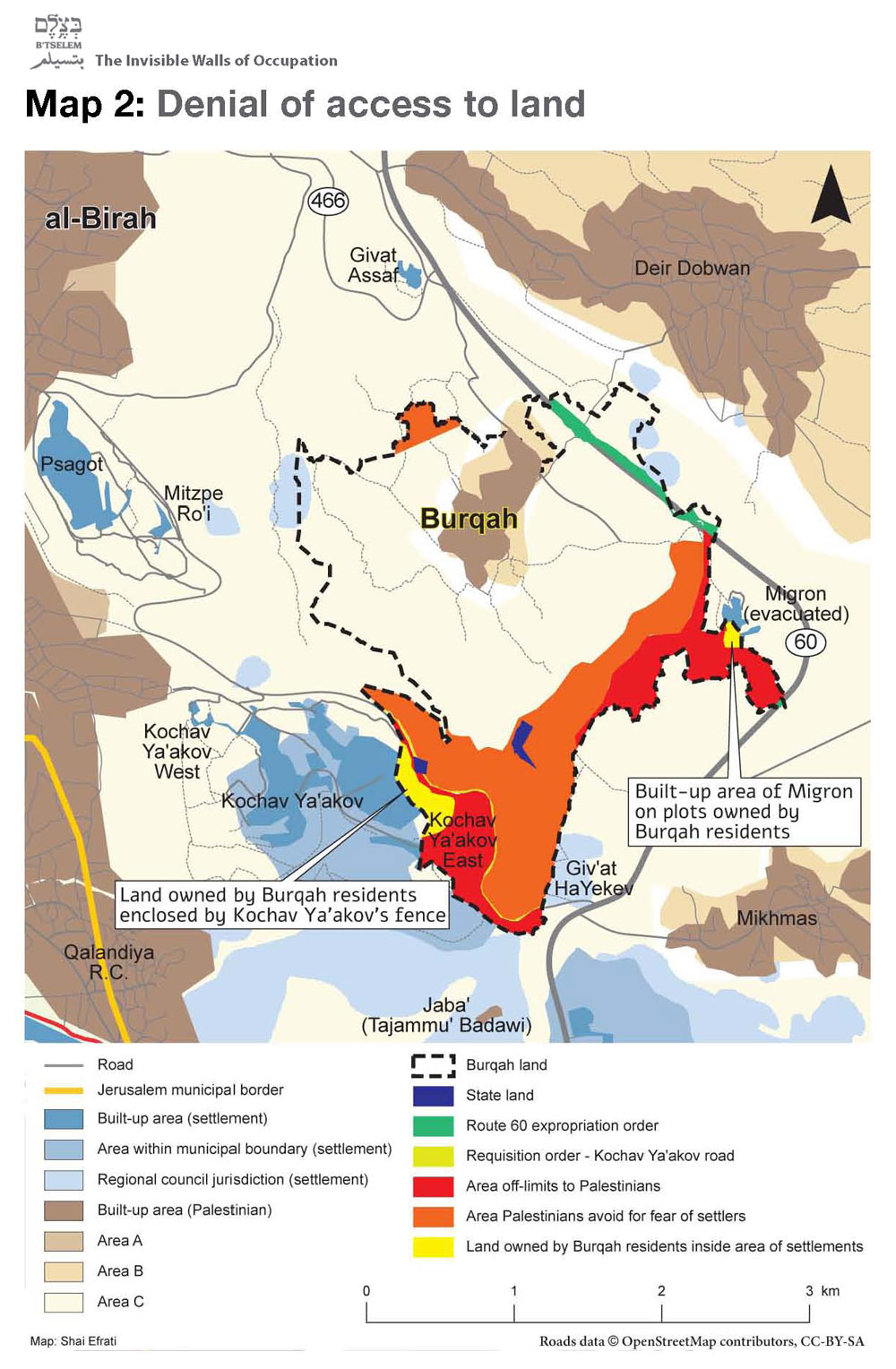 Denail of access to land map. Click to enlarge Denail of access to land map. Click to enlarge