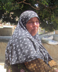 Amineh ‘Abd al-‘Aziz Abu Kabash. Photo: 'Aref Daraghmeh, B'Tselem, 4 May 2015