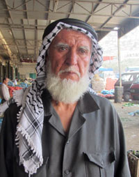 ‘Adnan Musa, father of Khader ‘Adnan. Photo by 'Abd al-Karim Sa'adi, B’Tselem, 23 June 2015