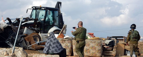 Demolitions in Khirbet Susiya. Photo: Nawa'jah family, 27 Jan. 2016 Demolitions in Khirbet Susiya. Photo: Nawa'jah family, 27 Jan. 2016