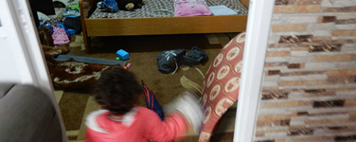One of the homes of the Salem family in al-Am’ari R.C., Ramallah District, after the violent night raid. Photo by Iyad Hadad, B’Tselem, 3 Nov. 2016 One of the homes of the Salem family in al-Am’ari R.C., Ramallah District, after the violent night raid. Photo by Iyad Hadad, B’Tselem, 3 Nov. 2016