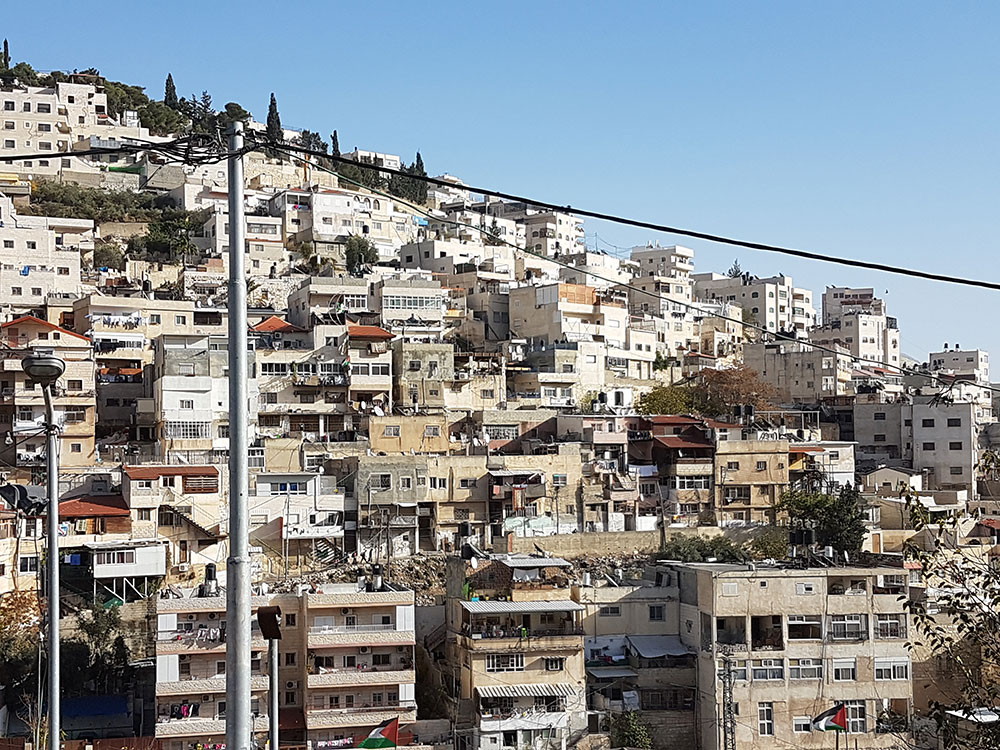 מבט על שכונת בטן אל-הווא ממערב. צילום: עמית גילוץ, בצלם, 6.12.16 מבט על שכונת בטן אל-הווא ממערב. צילום: עמית גילוץ, בצלם, 6.12.16