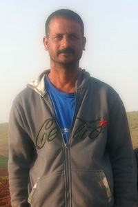 עלי בני עודה. צילום: עארף דראר'מה, בצלם,  5.4.17. 