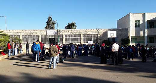 בית הספר התיכון לבנים בבית איכסא. הצילום באדיבות בית הספר.