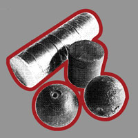 Rubber coated bullets