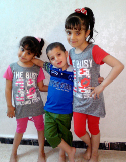 Taher Ya’qub’s children. Photo courtesy of Taher Ya’qub.